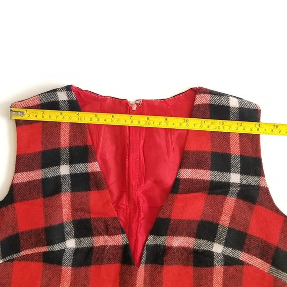 Vintage 60's plaid dress - Picture 6 of 7